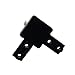 PZRT Aluminium Profile Fittings Euro 3D Right Angle Connector with Screws 4040 Industrial Material Fittings for Building CNC Routers 3D Printers CNC Laser Ion Cutting Machines Black
