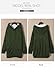 Sidefeel Women's Oversized Cardigans Fleece Jacket Hooded Winter Sweater Coat 2024 Fashion Outfit X-Large Green