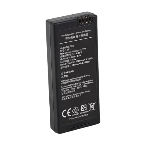 Drohnenflugbatterie Premium 1100mAh 3,8 V Batterie f&uuml;r Quadcopter, St&uuml;tze Verl&auml;ngerte Flugzeit, f&uuml;r RC -Drohnen -Enthusiasten