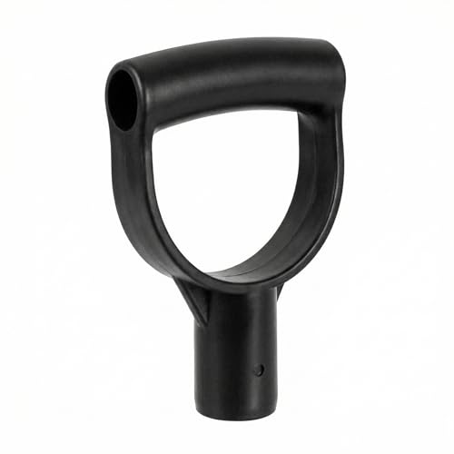 QWORK® Poignée de Pelle, diamètre intérieur 28mm Poignée en D de Rechange pour Pelle Bêche Fourche