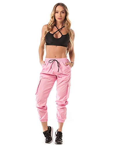 Calça Jogger Let'sgym Cargo Style Rosa - G