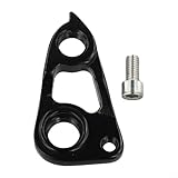 Patte de dérailleur arrière en alliage d'aluminium pour vélo de route Scott Addict & Solace - Pour vélo de route CNC - 52 × 31 mm - Vis M5 - Noir - Compatible route