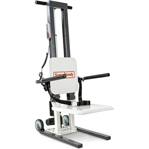 SuperHandy GoRise Electric Floor to Stand Lift – 500 Lbs Capacity, Standing Assistance, Portable, Adjustable, Ergonomic, Easy Storage, Patent Pending (FS (Floor Lift))