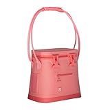 ORCA Wanderer Tote Soft Side Cooler | Temperature Insulated Leakproof Chilled Bottle Bag, Holds 18 Cans with Ice All Day, Tall Enough for Wine Bottles, Over Shoulder Strap for Easy Carry — Blush