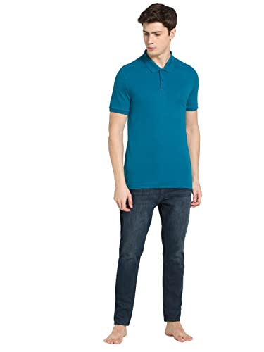 Image of Jockey 3912 Men Super Combed Cotton Rich Solid Half Sleeve Polo T-Shirt