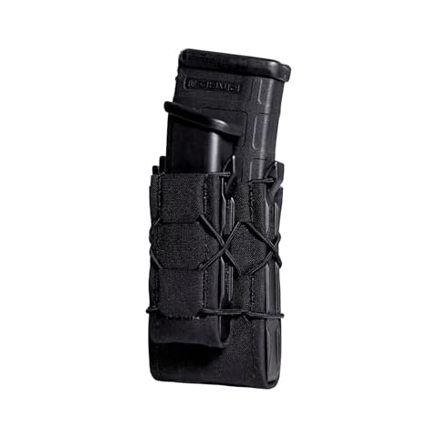 High Speed Gear Double Decker Taco Pouch Gen 2 | Double Stack Magazine Holster for Rifles and Pistols | MOLLE Compatible (Black) Cover