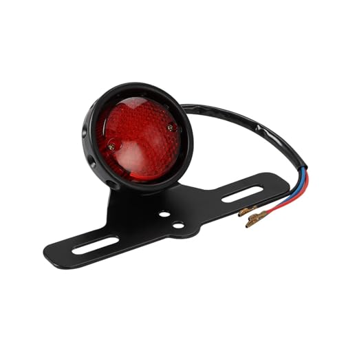 Luz de freno trasera para motocicleta LED roja para rutas nocturnas y viajes en carretera