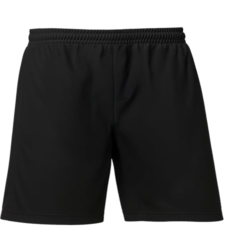 Just 4 Kicks Boy's Soccer Shorts, Black, White and Royal Blue Youth Sizes Training Soccer Shorts4
