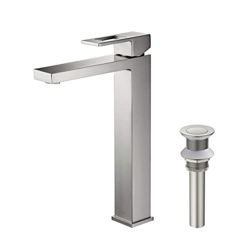 KIBI Brushed Nickel Vessel Sink Faucet