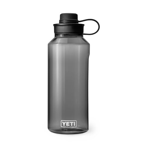 Image of YETI Yonder Water Bottle with Yonder Tether Cap, Lightweight, Leakproof and BPA-Free