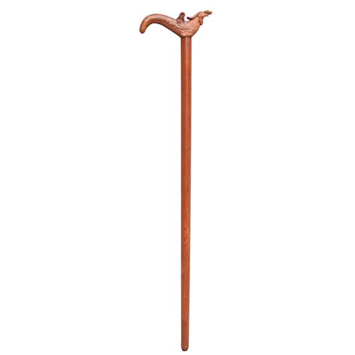 Bastones de madera para ancianos, bastón de melocotón, muletas antideslizantes para ancianos, muletas antideslizantes de 90 cm, se pueden truncar en su propia ayuda de movilidad para ancianos,