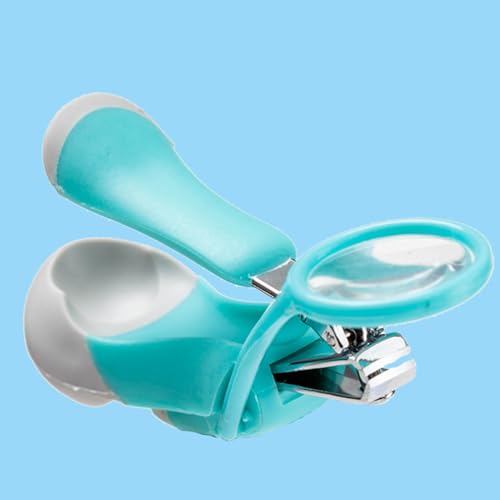 Baby Care Nail Clippers - Fingernail and Toenail Clippers with Magnifier | Stainless Steel Toddler Fingernail Cutter Precise Tool for Children Boys Family Friends - Image 4