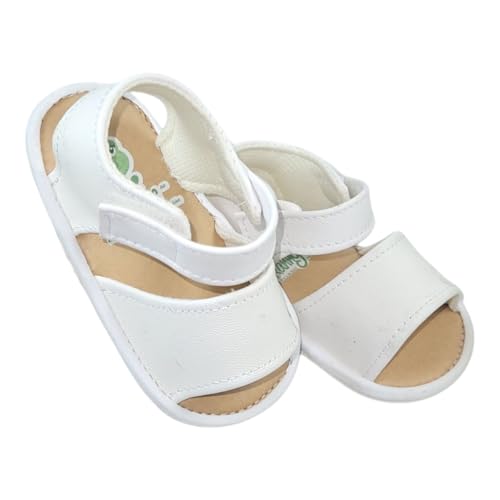 Catálogo para Comprar On-line Huaraches Comida - los más vendidos. 45 Sandalias de Bebé con Suela Antideslizante, Flexible para 6+ Meses, Unisex. Huaraches para bebes etapa primeros pasos. Ergonómicos. (Blanco, Sistema tallas calzado JP, Bebé,...