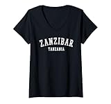 Photo Gallery donna zanzibar, tanzania viaggi souvenir popolare città maglietta con collo a v Photo Gallery donna zanzibar, tanzania viaggi souvenir popolare città maglietta con collo a v