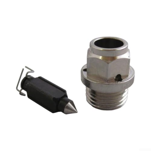 DAZZLEEX Aiguille de carburateur et siège 3130495 pour Polaris Xpress 300 400 Moteur 2 temps Pièce de rechange en métal