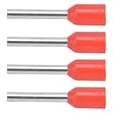 TOPINCN Kit de Bornes à Broches de Virole Isolées, 1000 Pièces, Durables et Résistantes pour équipement électrique, Cuivre PVC (E7512)