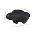 LIOOBO 1Pc Hollowed Out Saddle Bike Seat Cushion Pad Comfortable Breathable Design for Mountain Road and Exercise Bikes Durable PU Material Fit for All Standard Bikes
