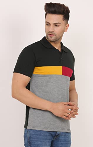 Image of LEOTUDE Men's Cotton Regular Fit T-Shirt