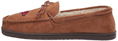 Image of FOCO NCAA Mens NCAA College Team Logo Moccasin Slippers