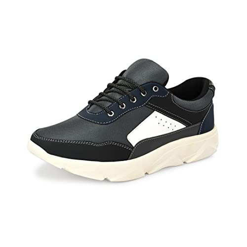 Image of Centrino Mens Casual Shoes Fashion Lace Up Non-Slip Flats Trendy Stylish All Day Comfortable Lightweight Sneakers with Extra Comfort on Heel (6029)