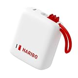 DCHK Haribo Mini Power Bank 10000mAh, 22.5W Fast Charging, Built-in Cable, Compact Size, 5V 3A, Gummy Bear Style Portable Charger for iPhone 15 16, Samsung Galaxy, Motorola