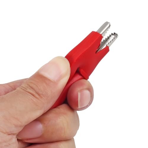 Image of DIANN 4 Sets Multimeter Test Leads Banana Plug Right Angle to Alligator Clips Soft Test Cable Wires for Electrical Testing 3.3ft / 1m 8pcs