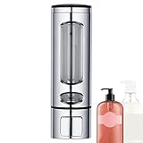Ziurmut Dispensador de jabón, dispensador de gel de ducha, dispensador de jabón para montaje en pared, dispensador de jabón para manos de baño, dispensador de sopa de cocina
