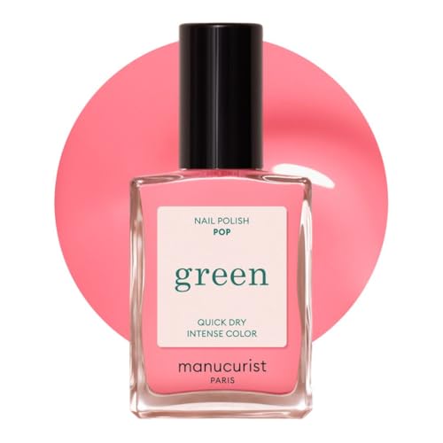 Manucurist - Green Esmalte de Uñas Solar - Pintauñas Blanco - Clásico 9-Free - Esmalte Uñas sin Toxicos - Vegano y Orgánico (83%) - Manicura Profesional - Nail Polish - Hecho en Francia - 15 ml