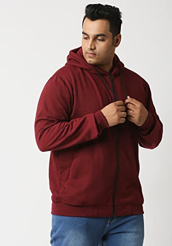 Image of Wear Your Opinion Men's Plus Size Fleece Zipper Hoodie Jacket