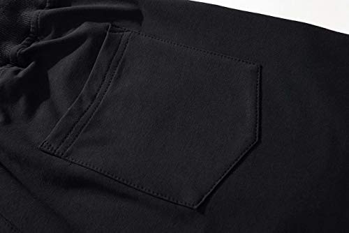 Bermuda masculina Biylacesen 3/4 de corrida capri para ginástica abaixo do joelho com bolsos com zíp