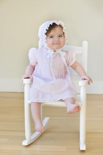 Feltman Brothers Infant Girl Smocked Bonnet Easter Christening NWT White2