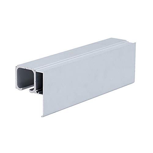 6.6Ft Aluminium Alloy Brushed Hidden Sliding Barn Door Hardware Track Kit With Decorative Cover Fit For Modern Interior Frameless Single 40-45Mm Sliding Wood Door Wide Less Than 40Inch (A10-200Cm) #TOP5