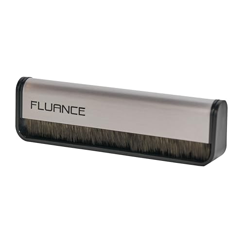 Fluance Anti-Static Carbon Fiber Record Cleaning Brush - Safely Removes Dust & Static from Vinyl...