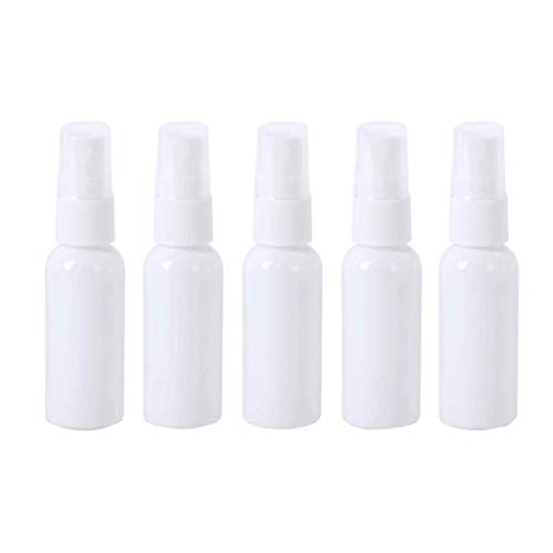 NOLOGO Yg-ct 5PCS Alcohol 84 Spray Bottle 30ML Disinfection Liquid Spray Bottle Spray Pot Portable Alcohol Liquid Dispensing Spray Bottle (color : White)