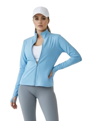Image of PUMP'D Women's Jacket | Slim Fit | Thumb Hole Open Sleeve | With zipper | Perfect for workout
