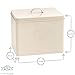 Harbour Housewares 1x Cream Industrial First Aid Box - Retro Chic Vintage Style 2-Tier Steel Medicine Storage Organiser