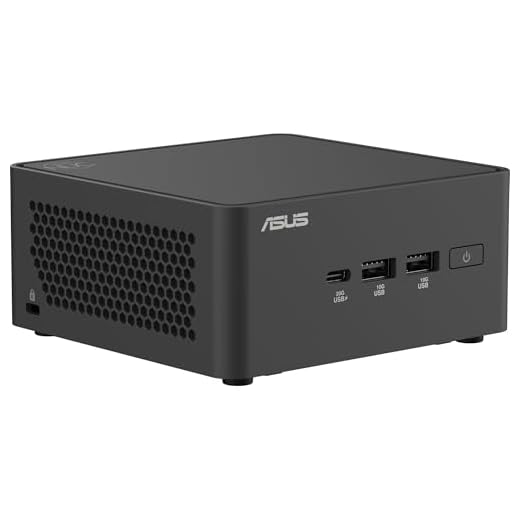ASUS NUC 15 Pro, Mini PC Intel Core 3 100U, RAM de 96 Go DDR5-6400, SSD M.2, Carte Graphique Intel Arc, Wi-FI 7, Bluetooth 5.4, Compatible avec Windows 11 Pro et Windows 11 Home, Version Tall, Noir