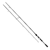 Daiwa LAG761MXS Laguna Spinning Rod, 7-Foot 6-Inch Length, Black Finish