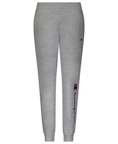 Champion Youth Boy's French Terry Jogger Lounge Sweatpants With Pockets Kids Clothes (Oxford Heather Script, Medium) #TOP1