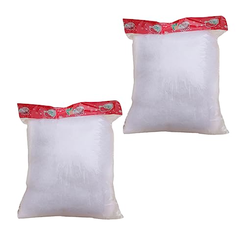 TOPPERFUN Stylish Artificial Snow Decorative Fake Snow for Christmas Party Decorations for Creating Winter Atmosphere Holiday Crafts