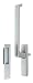 Produktbild GU Schiebetür Drehgriff DIRIGENT 934/937 (9-29519 01B) Rechts/links silber EV1 mit Griffmuschel