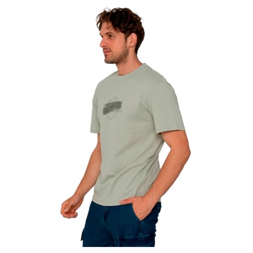 JACK JONES Spray Embo t-shirt noir en coton col rond taille S