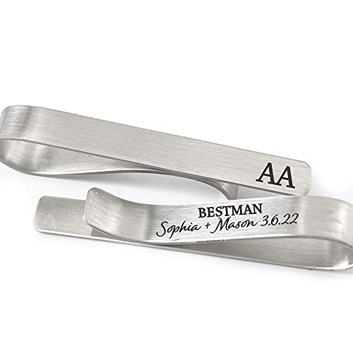 Best Man Tie Clip Best Man Tie Bar Best Man Gift For Best Man Personalized Tie Clip Engraved Tie Clip Wedding Party Gift For My Best Man BEST-MAN-TIE