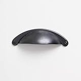 3 Inch Drawer Pulls Flat Black Cabinet Cup Pulls Kitchen Cabinet Handles Drawer Handles