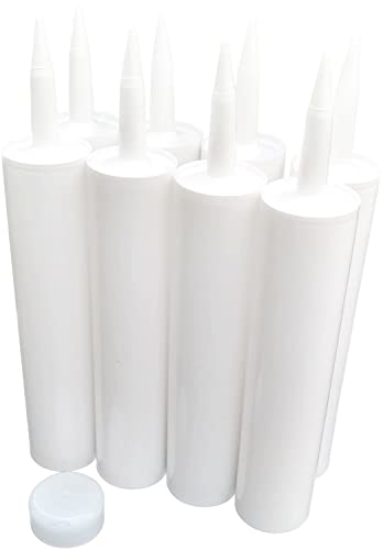 Empty Fillable Plastic Caulk Tube 300 ml 10 oz Pack 8 unid. miniatura 1