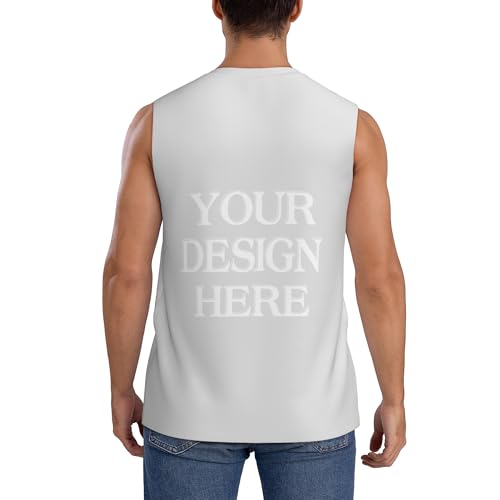 Custom Men's Tank Tops Running Shirts Print Your Logo Text Causal Sleeveless Undershirts Customized Tank Top2