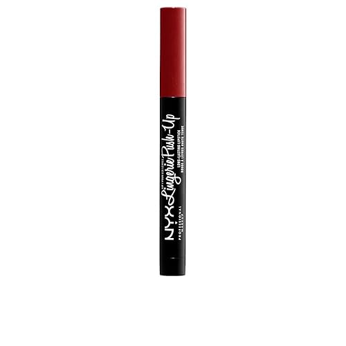 NYX PROFESSIONAL MAKEUP Lip Lingerie Push-Up Lápiz labial de larga duración, exótico (rojo caoba cálido)