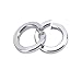 BolznWiz 100PCS M10 Split Lock Washer, 304 Stainless Steel, Spring Lock Washers for Industrial & Home Use