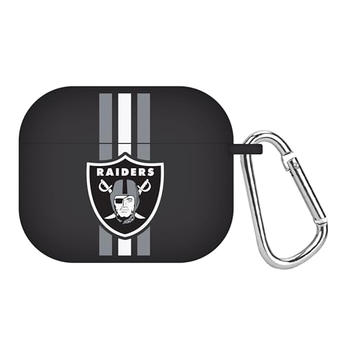 Las Vegas Raiders HD Case Cover Compatible with Apple AirPods Gen 3 (Stripes)
