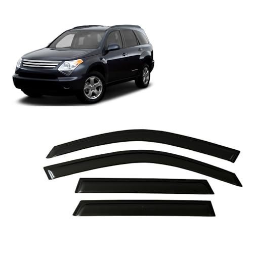 AlbaEUC Deflectores de Viento Aire para Suzuki XL-7 2007-2009, Derivabrisas de Aire Cortavientos Protector Ventanas Laterales